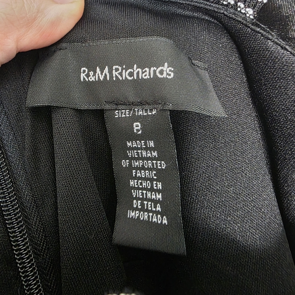 49) R&M RICHARDS Lace Dress Sz. 8 - Picture 7 of 10